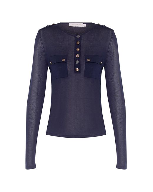 Zimmermann Blue Clash Utility Henley