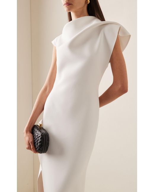 MATICEVSKI Unbridled One-Shoulder Gown, White - Dresses