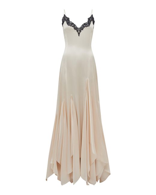 Gabriela Hearst Natural Cinto Silk Maxi Dress