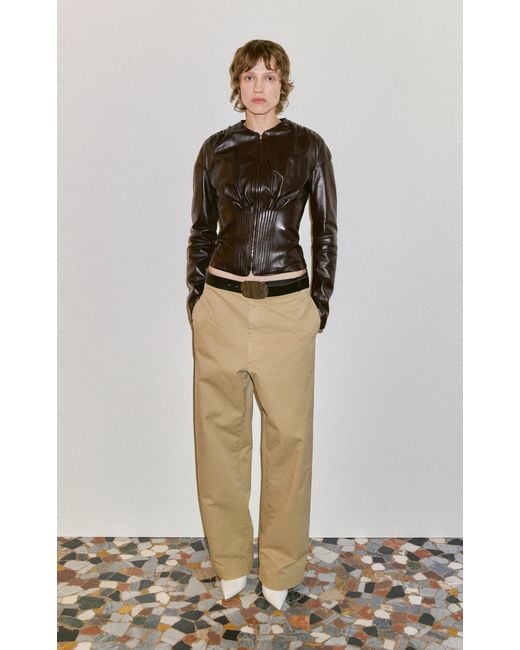 DARKPARK Brown Rue Garment-Dyed Cotton Chino Pants