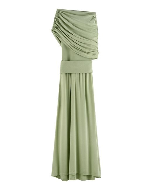 ARAKII Green Mela Knitted Maxi Dress Exclusive