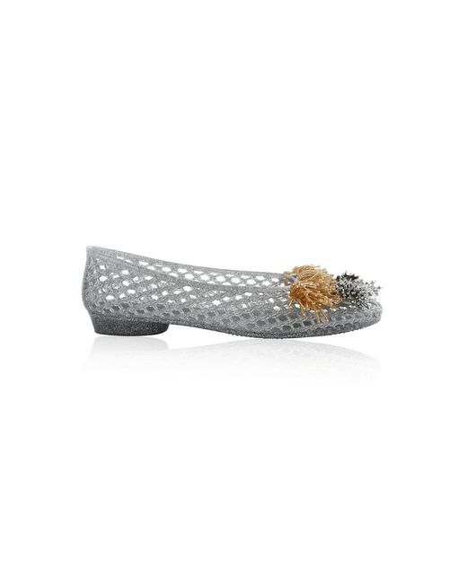 HEAVENLY JELLY Metallic Revel Embellished Jelly Shoes