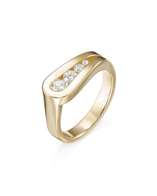 Melissa Kaye Metallic 18K Daphne Ring
