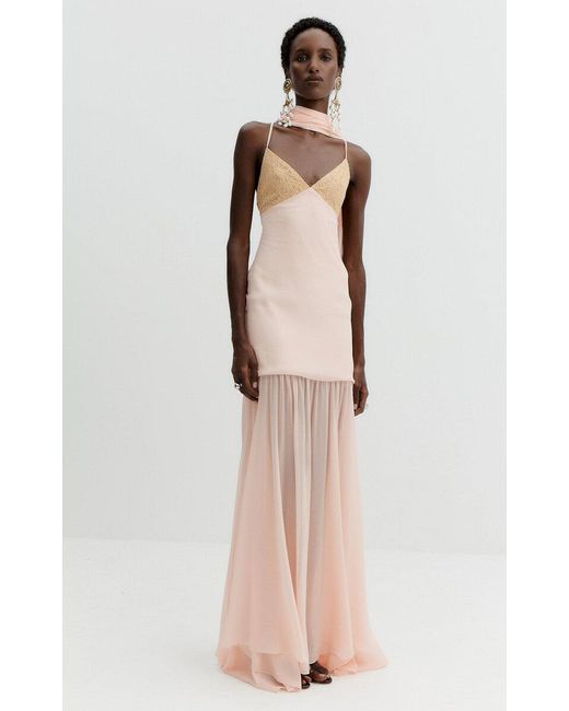 De La Vali Natural August Maxi Dress