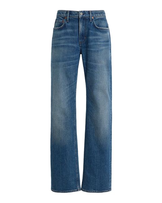 Citizens of Humanity Blue X Bloom Farm Exclusive Genova Rigid Low-Rise Bootcut Jeans