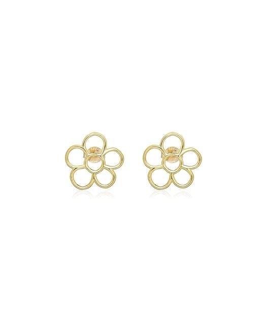 Aliita Metallic Florecita 9K Earrings