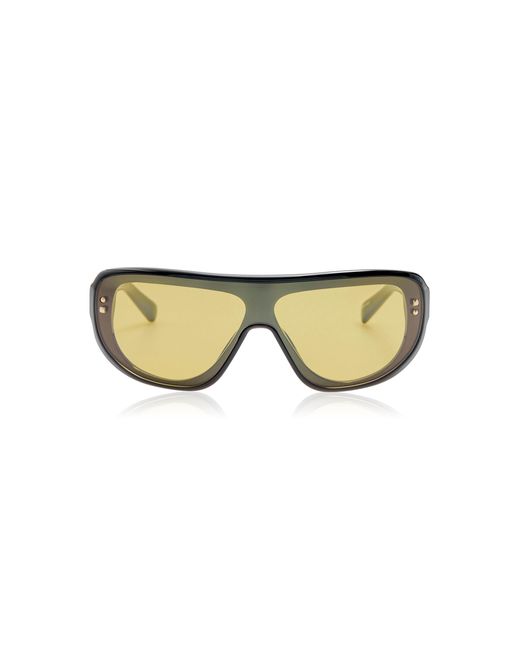 Jacquemus Natural Square-Frame Acetate Sunglasses