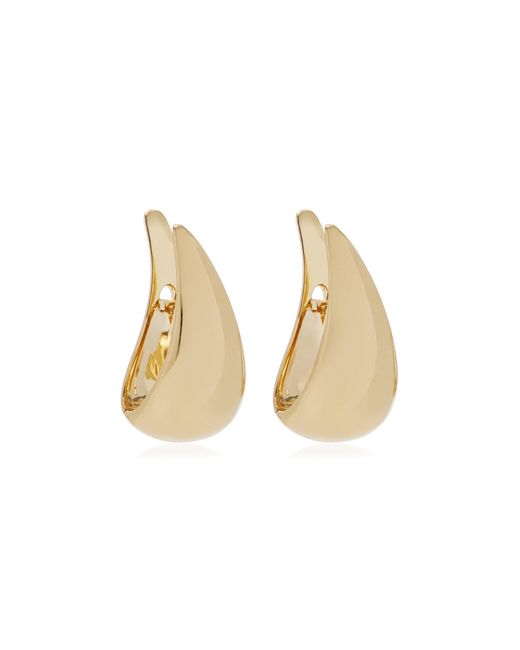 Anita Ko White 18k Yellow Gold Earrings