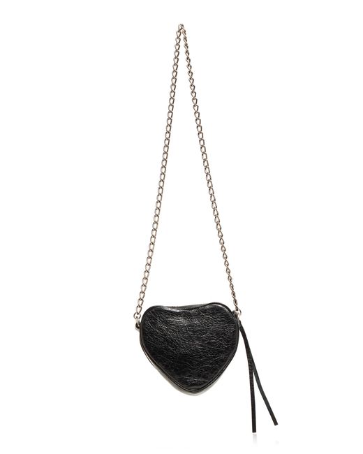 Balenciaga Black Le Cagole Leather Mini Crossbody Bag
