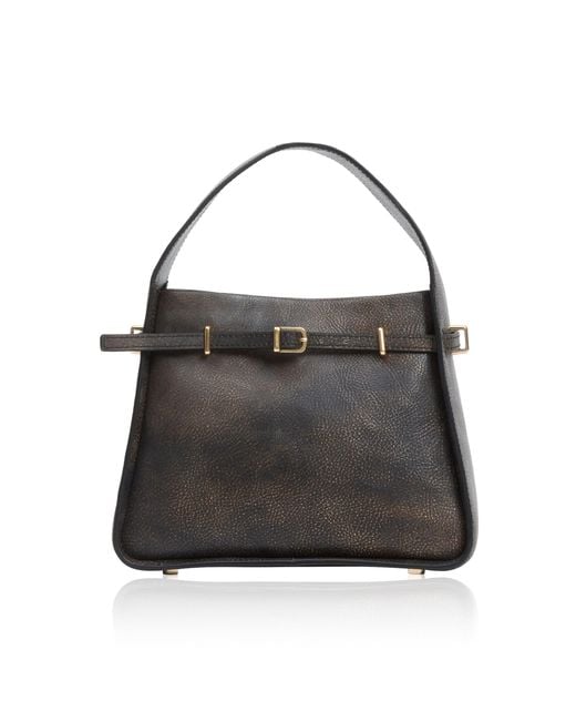 Jonathan Simkhai Black River Small Leather Bucket Bag