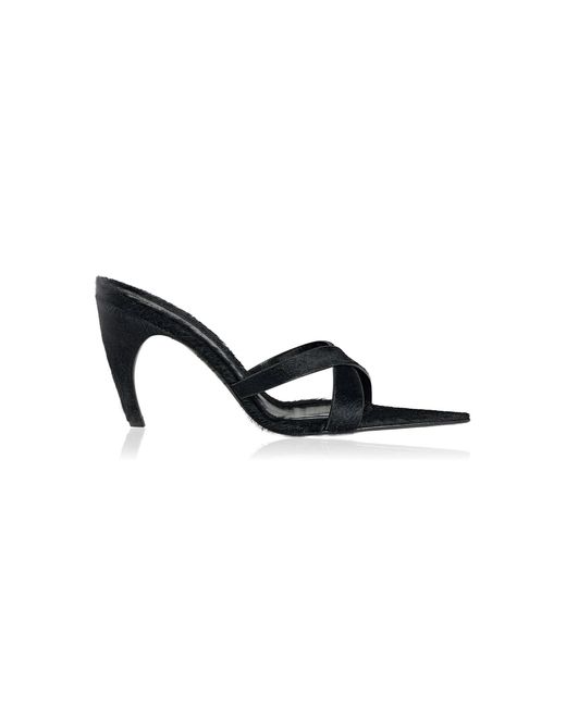 Khaite Black Sophie Sandal 85