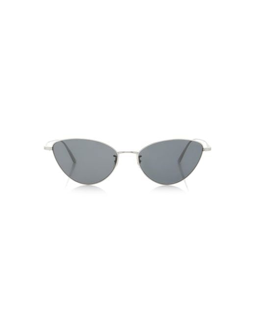 Khaite Metallic X Oliver Peoples 1998c Cat-eye Metal Sunglasses