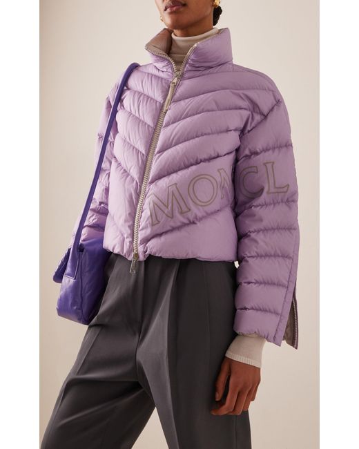 Moncler Purple Vonnes Nylon Jacket