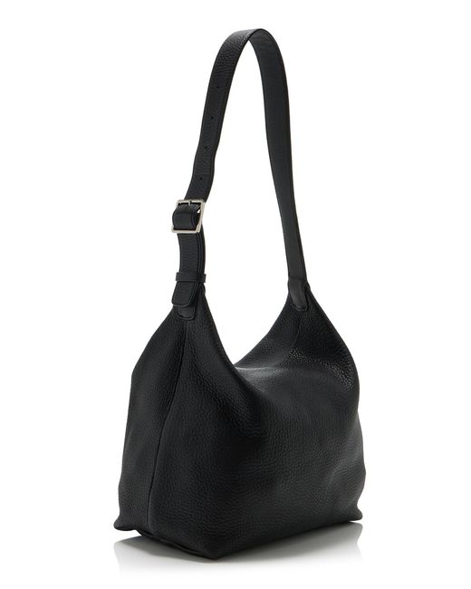 The Row Black Isa Leather Shoulder Bag