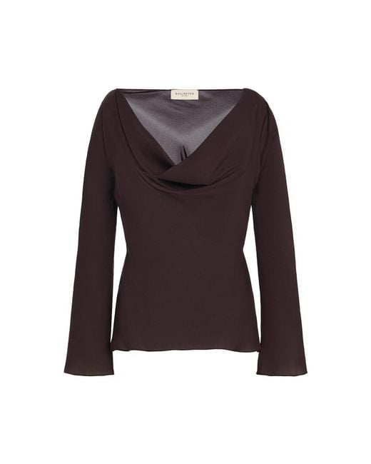 Kallmeyer Purple Wilka Double Georgette Top
