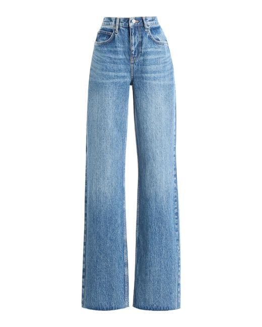 Frankie Shop Blue Dalston Wide-Leg Jeans