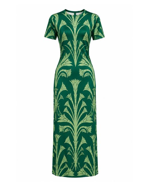 ANDRES OTALORA Green Luma Maxi Dress