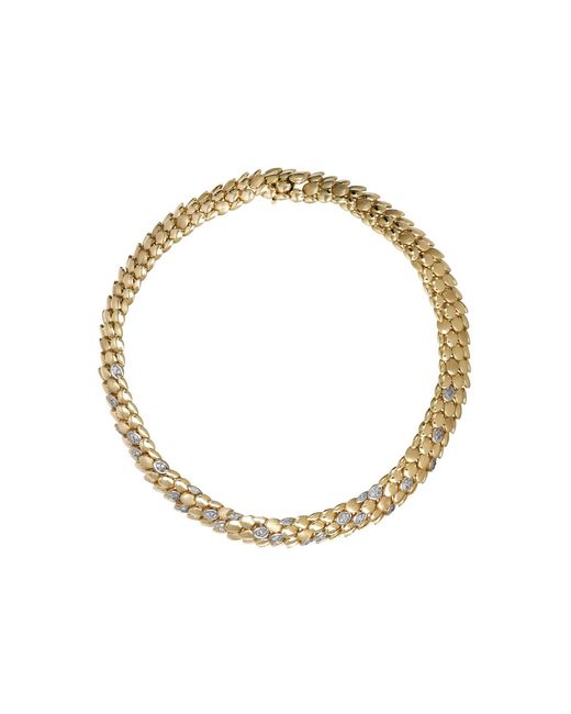 Rainbow K Metallic 14K Diamond Necklace