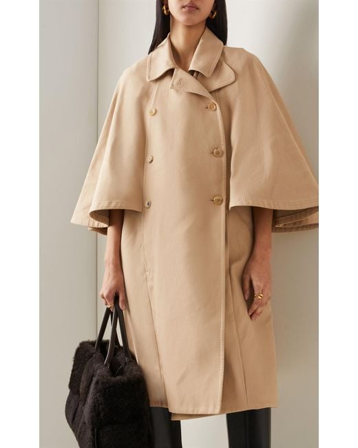 ジャケット MAX MARA Cotton gabardine Sigfrid cape Naturale Cotton gabardine Sigfrid cape MAX MARA - Nugnes1920