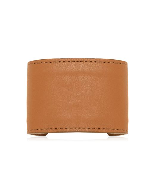 Jennifer Behr Brown Leather Ponywrap