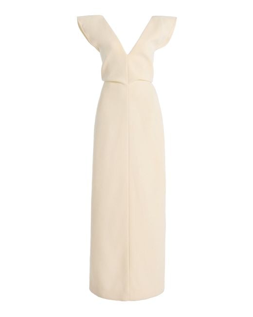 Proenza Schouler White Mariam Scuba Maxi Dress