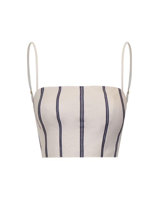 ANDRES OTALORA Multicolor Tierra Sagrada Linen Top