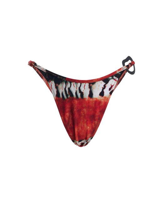 Tropic of C Red Shell Luna Bikini Bottom