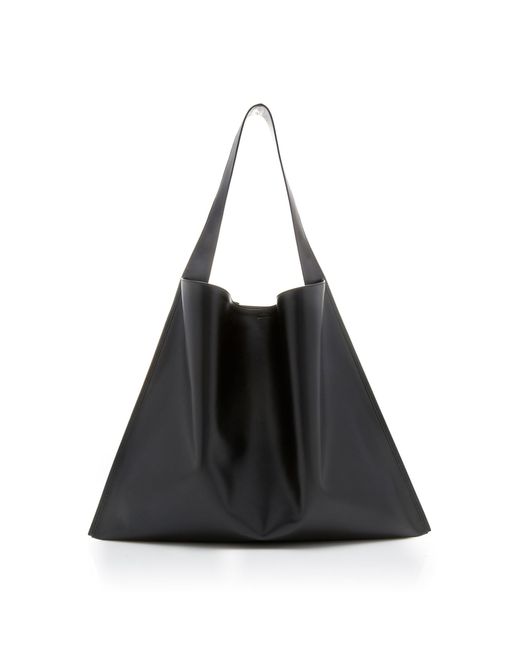 Jil Sander Black Oversized Tote Bag