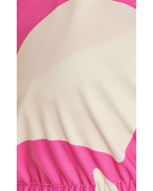 Juillet Pink Exclusive Hollis Triangle Bikini Top