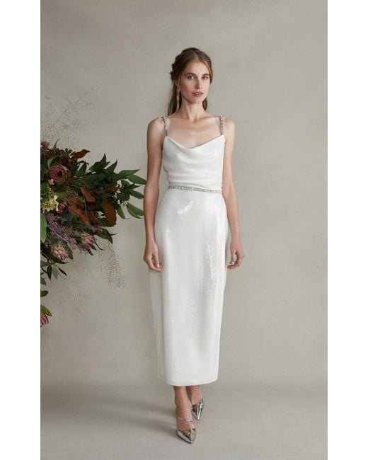Fitted tea hotsell length dress