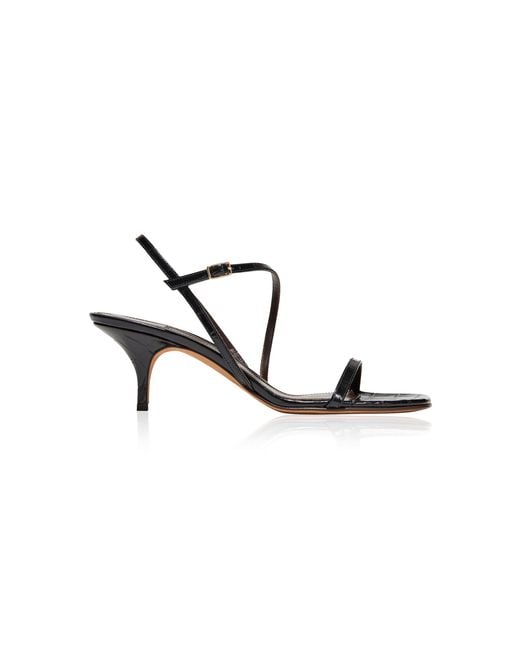 Emme Parsons Black Leather Sandals