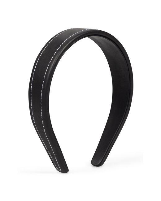 Hai Black Viola Leather Headband