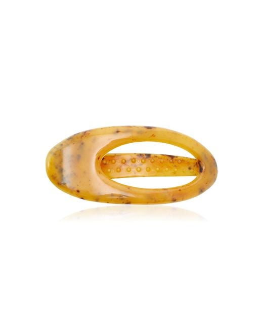 Lelet Yellow Elizabeth Flat Claw Clip