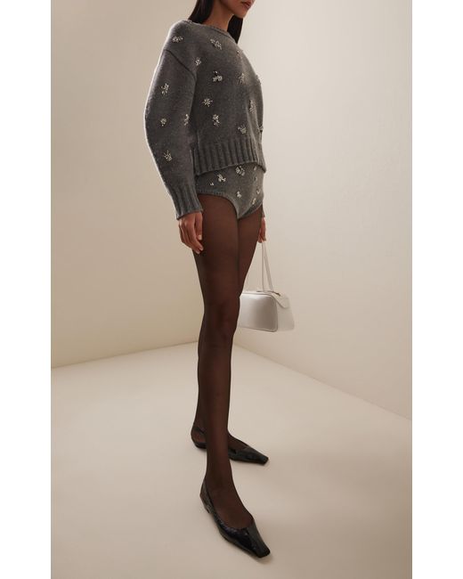 Jonathan Simkhai Gray Georgie Wool Knickers
