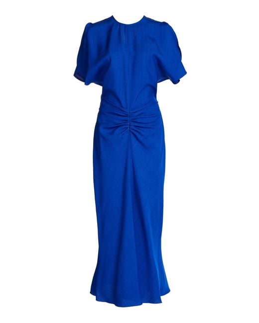 Victoria Beckham Blue Bella Dress
