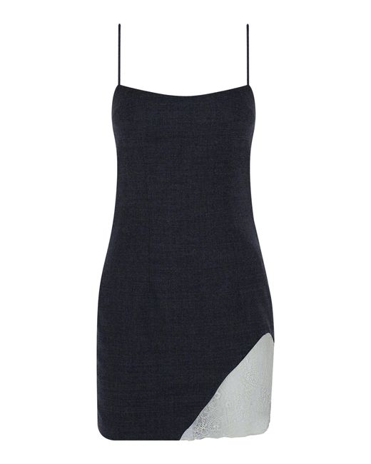 Zeynep Arcay Black X Camille Charrière Wool Mini Dress
