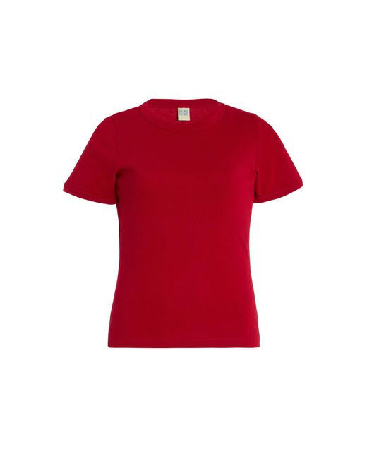 Flore Flore Red Car Cotton T-shirt