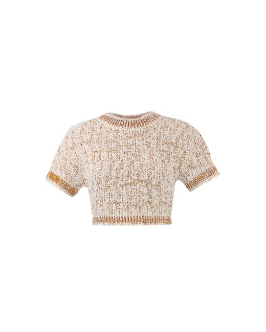 Lena Hoschek Natural Spirit Cotton-Blend Knit Top