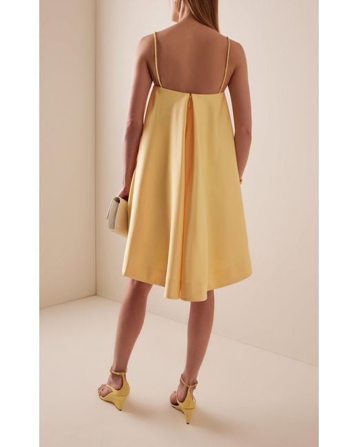 knee length dresses for ladies Leo Lin Felicia Appliqué Floral Mini Dress
