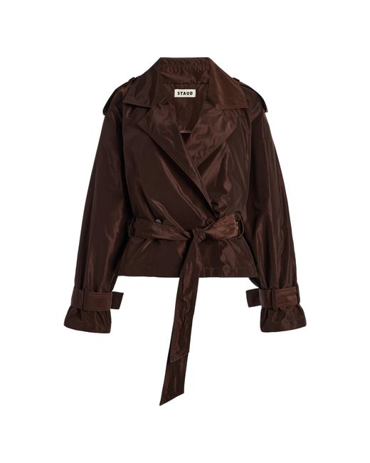 Staud Brown Vale Trench Jacket