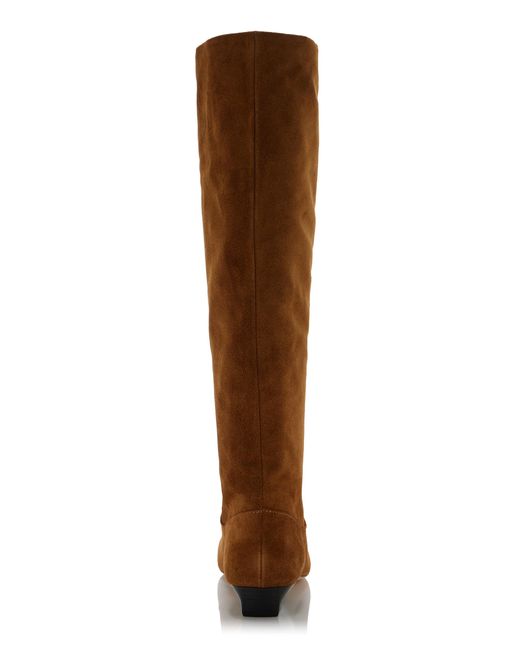 Staud Brown Wally Suede Knee Boots