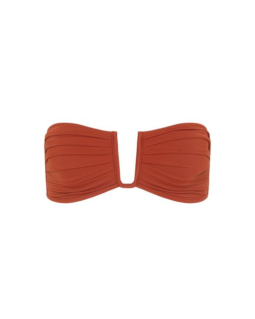 Onia Red Isla Bikini Top