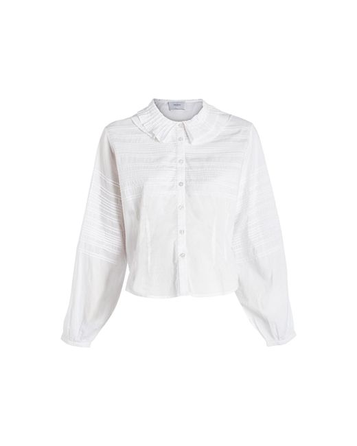 Merlette White Lucia Cotton Voile Top