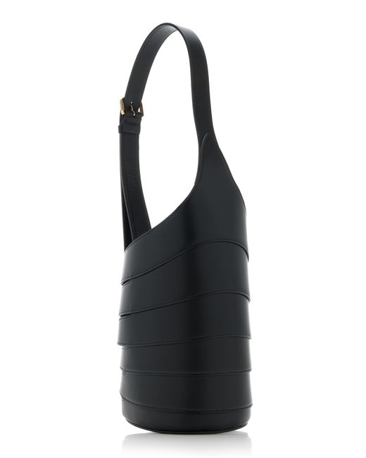 Alaïa Black Small Babel Leather Shoulder Bag