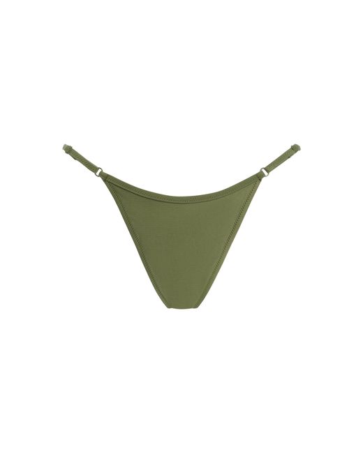 Tropic of C Green Low-Rise Bikini Bottoms