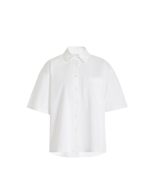 Carolina Herrera White Cotton-blend Shirt