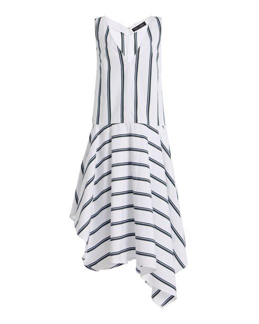 Proenza Schouler White Beatriz Cotton-Silk Midi Dress