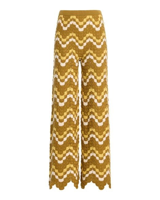 Escvdo Metallic Exclusive Safi Cotton Pants