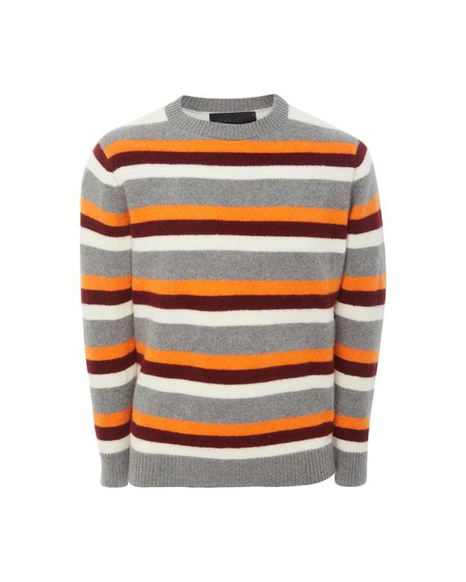 The Elder Statesman Multicolor Exclusive Striped Cashmere Sweater for men