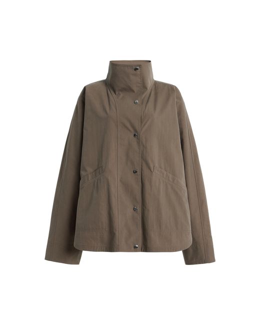 Totême Brown Cotton-Nylon Parachute Jacket